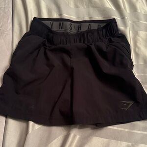 Gymshark Women's Black Athletic Shorts